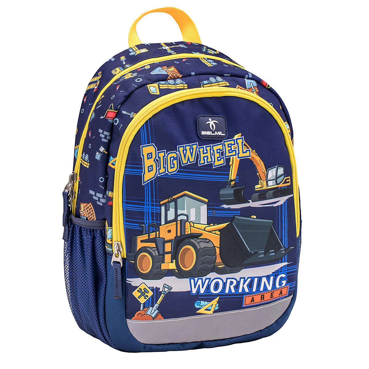 Kindergartenrucksack Kiddy Plus Kindergartenrucksack für 3-6 Jährige Kinder mit Brustgurt blau