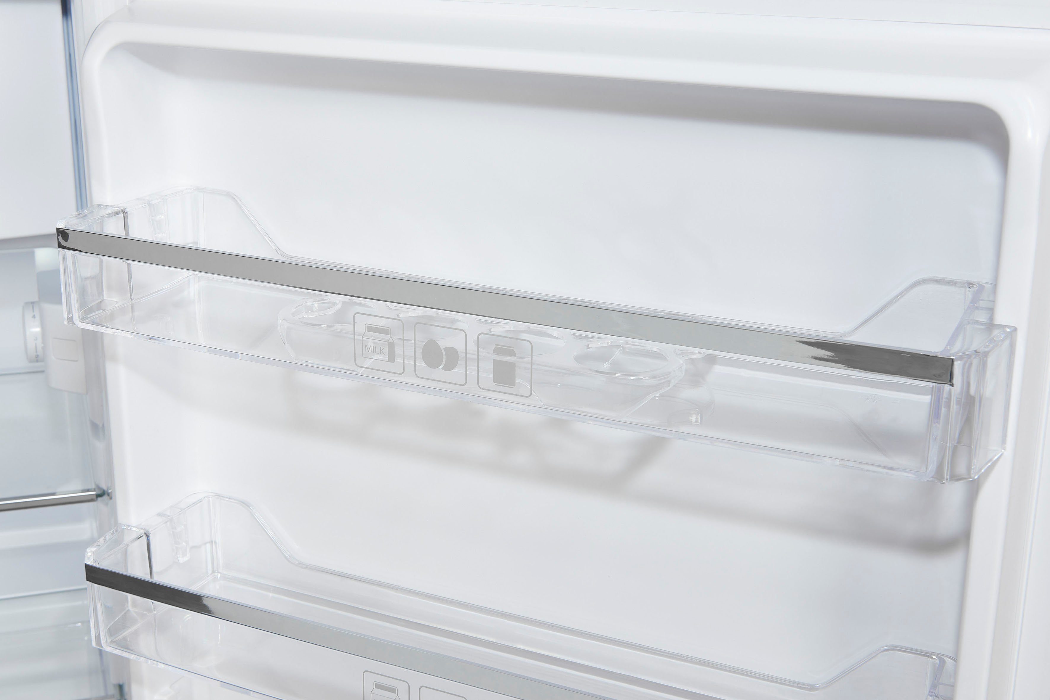 exquisit Kühlschrank KS16-4-HE-040D weiss, 85 cm hoch, 55 cm breit