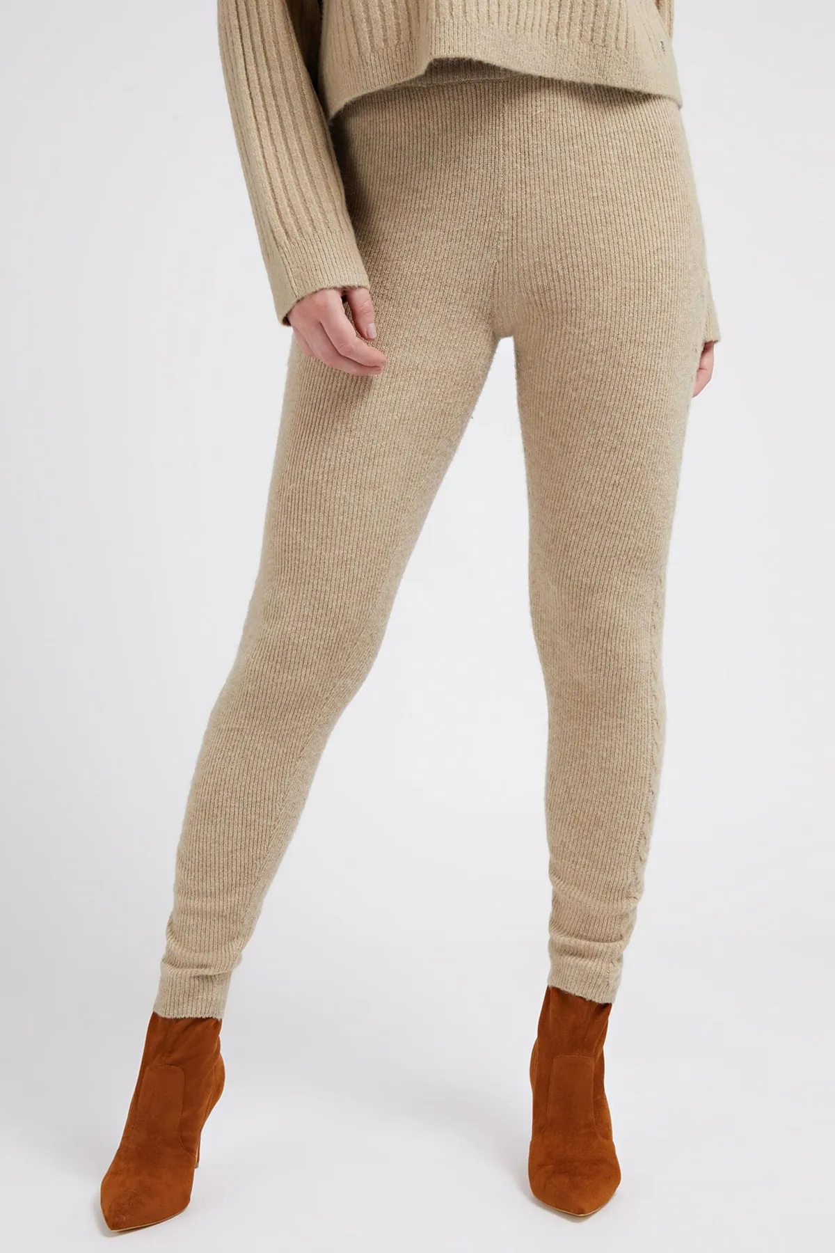 Guess  Leggings - Grau - Mittlerer Bund