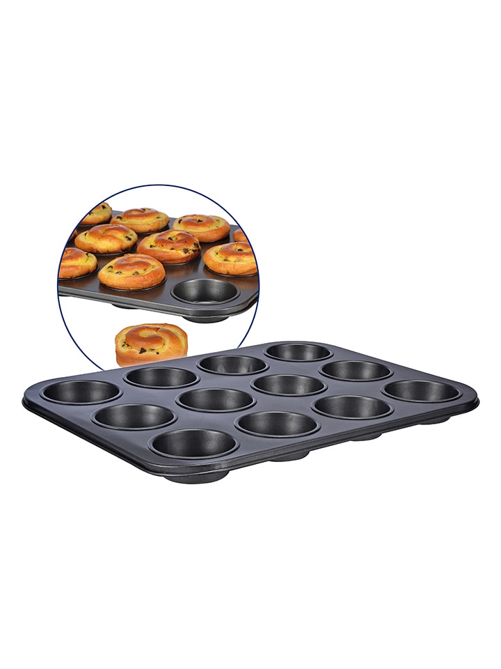 Chefware Muffinform in Schwarz - (L)36 x (B)28 cm günstig kaufen onesize