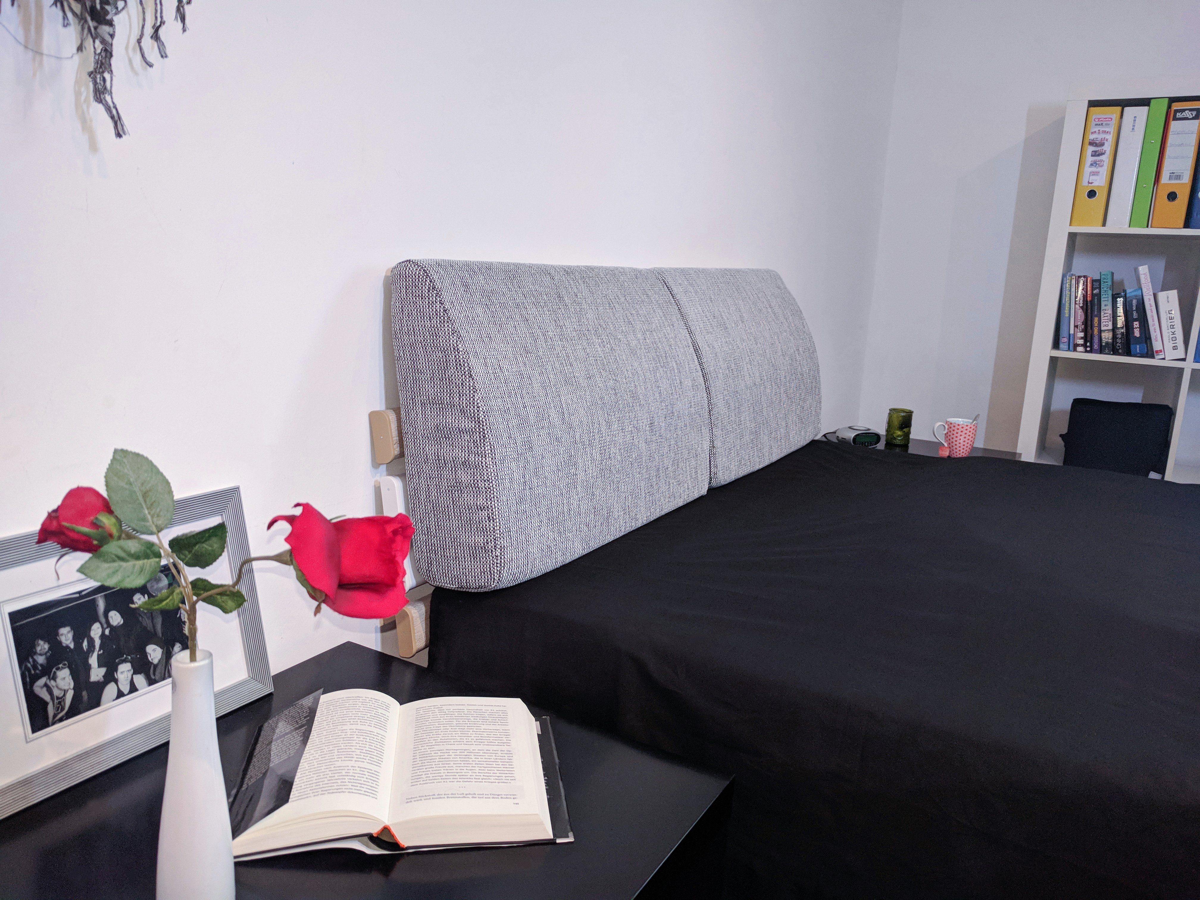 formalind Rückenkissen Rückenpolster, für Bett und Sofa, zum Fernsehen und Lesen, Schaumkern