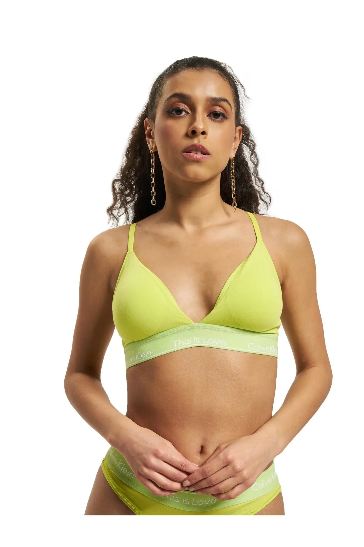 Calvin Klein  Damen Calvin Klein Underwear Leicht gefütterter Triangel-Bralette