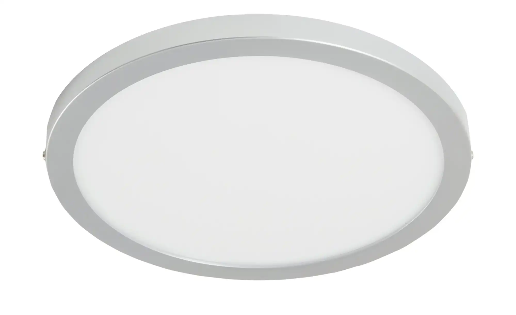 LED-Panel, chrom-matt, rund