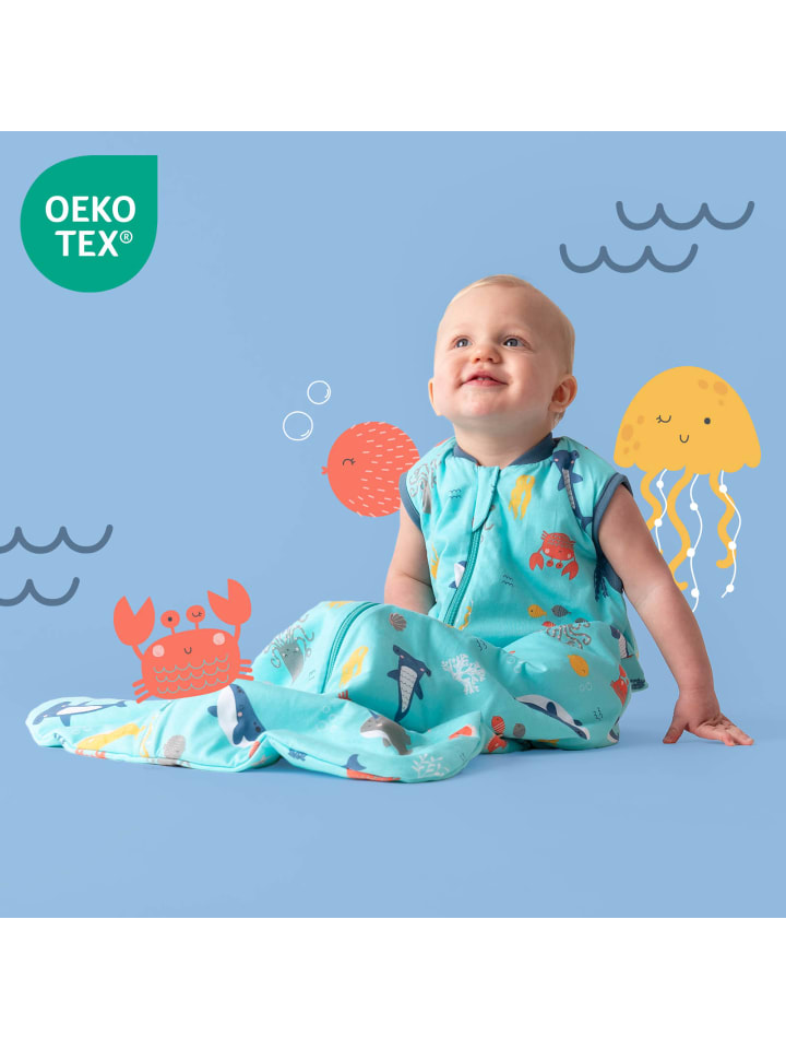 Schlummersack Babyschlafsack, 1.0 TOG in Hellblau günstig kaufen