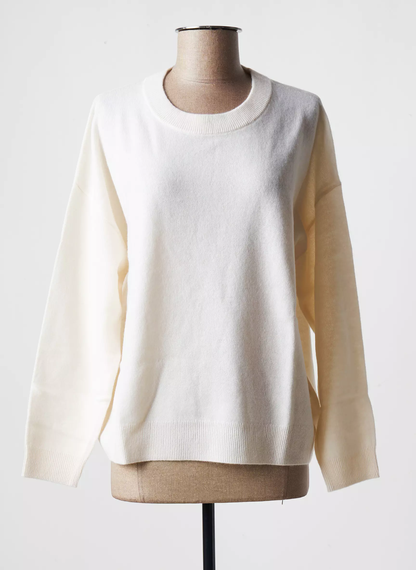 Les Tricots De Lea Pulls Femme couleur beige