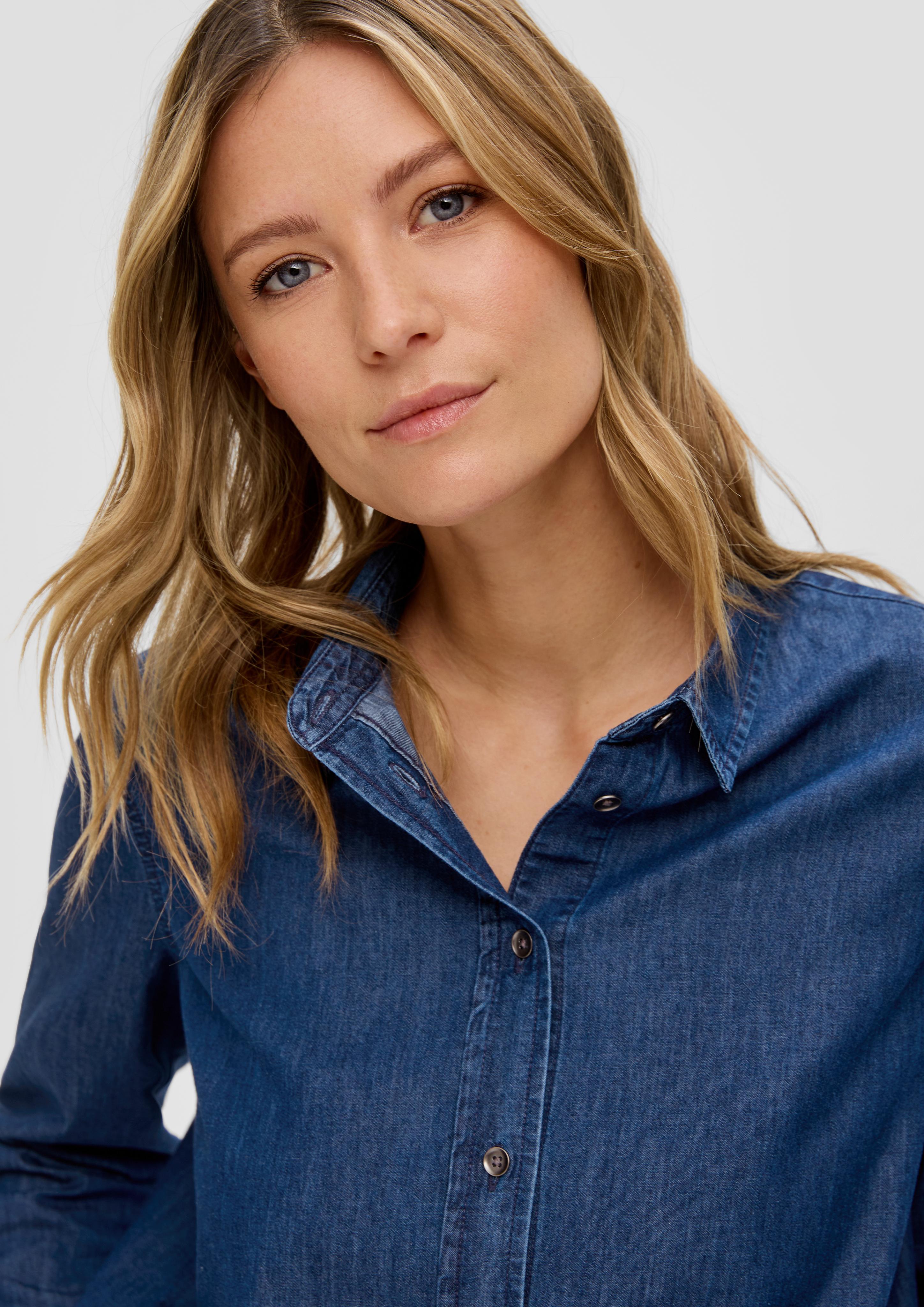 Locker geschnittene Denimbluse  2145851-58Y6