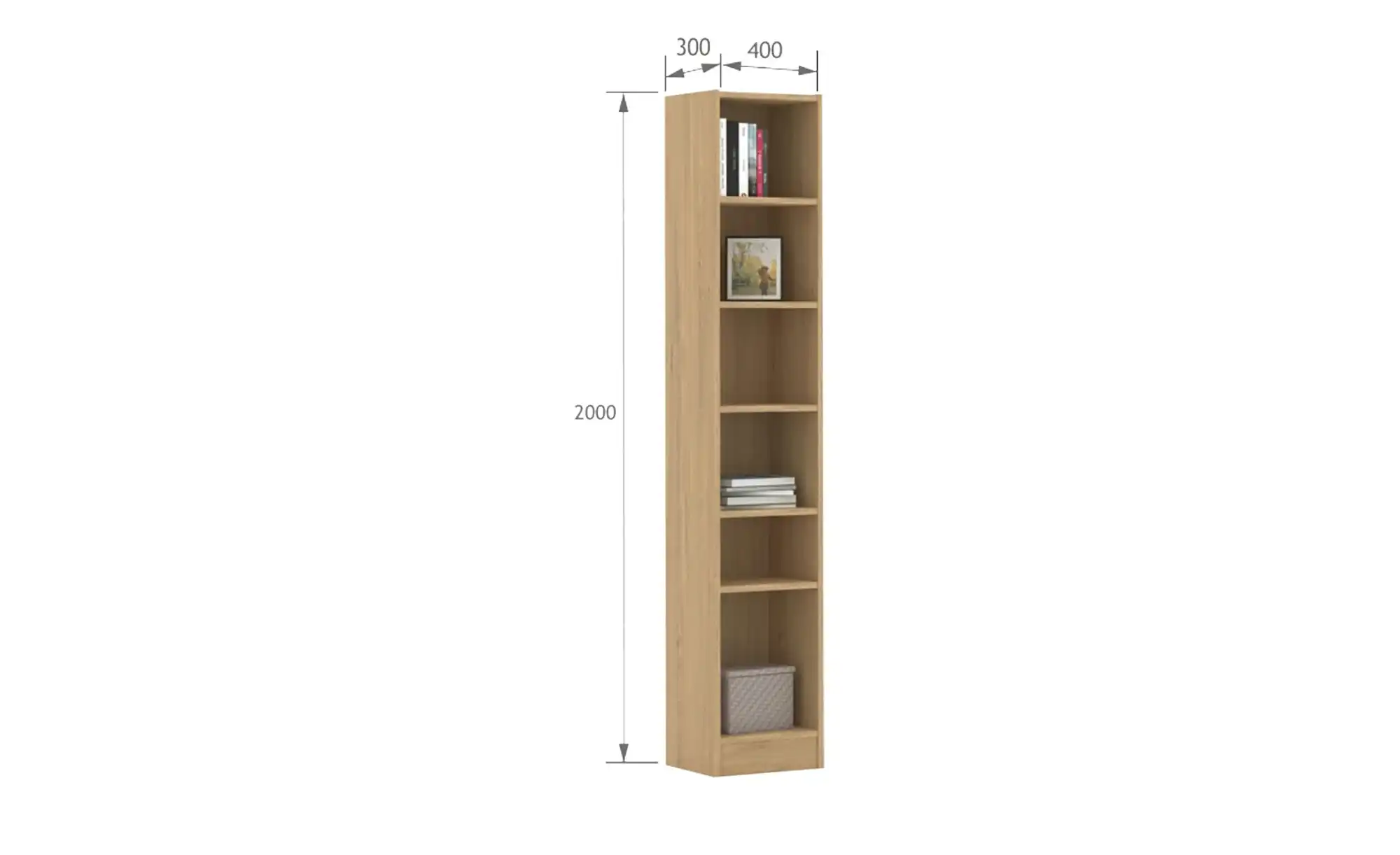 Zwischenregal White Oak