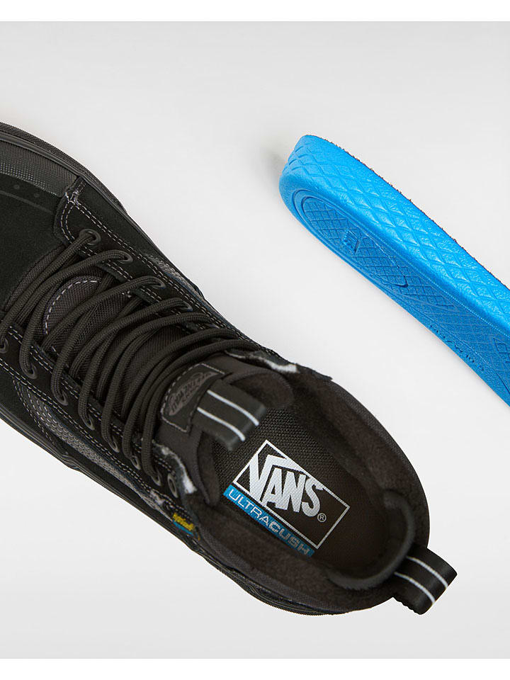 Vans Leder-Sneakers in Schwarz günstig kaufen