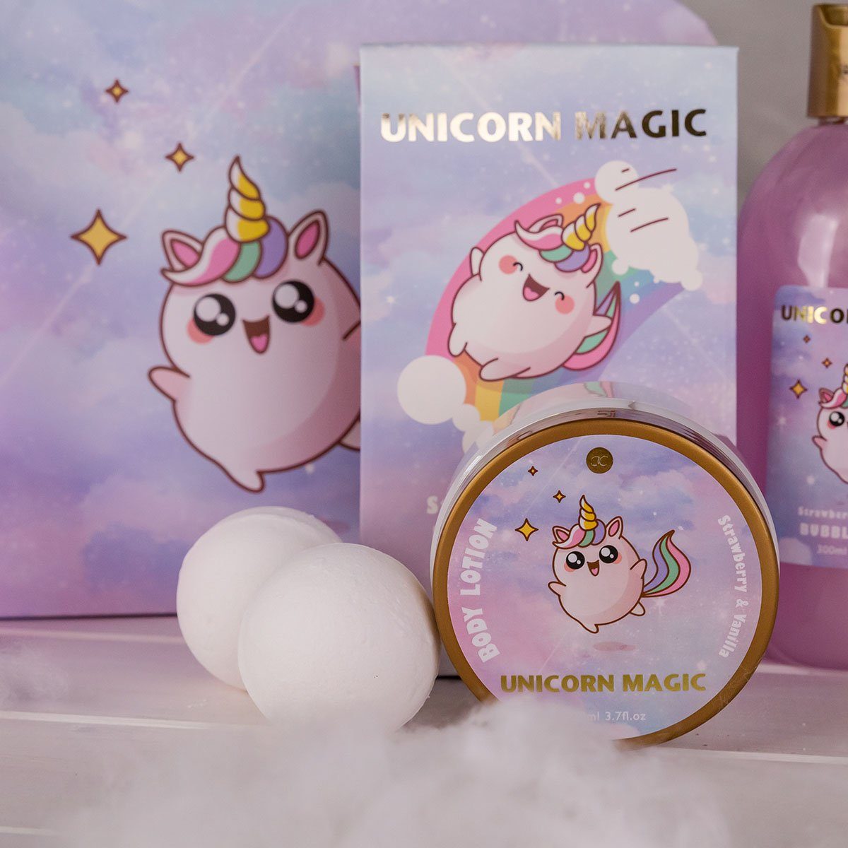 ACCENTRA Pflege-Geschenkset Einhorn Geschenkset 