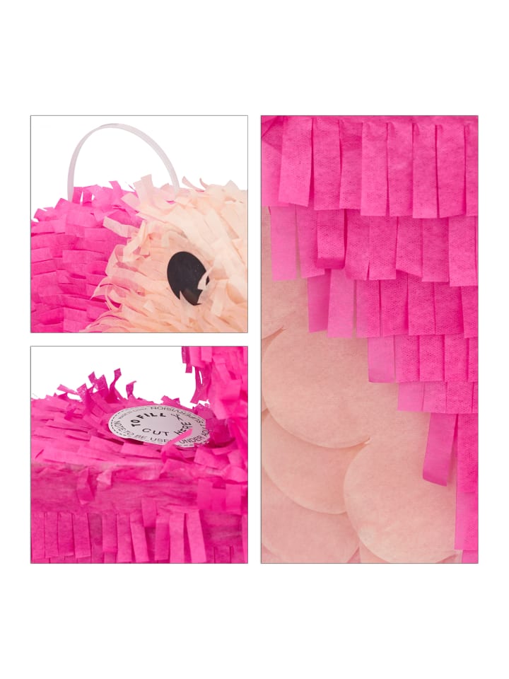 relaxdays Pinata Flamingo in Rosa/Pink günstig kaufen onesize