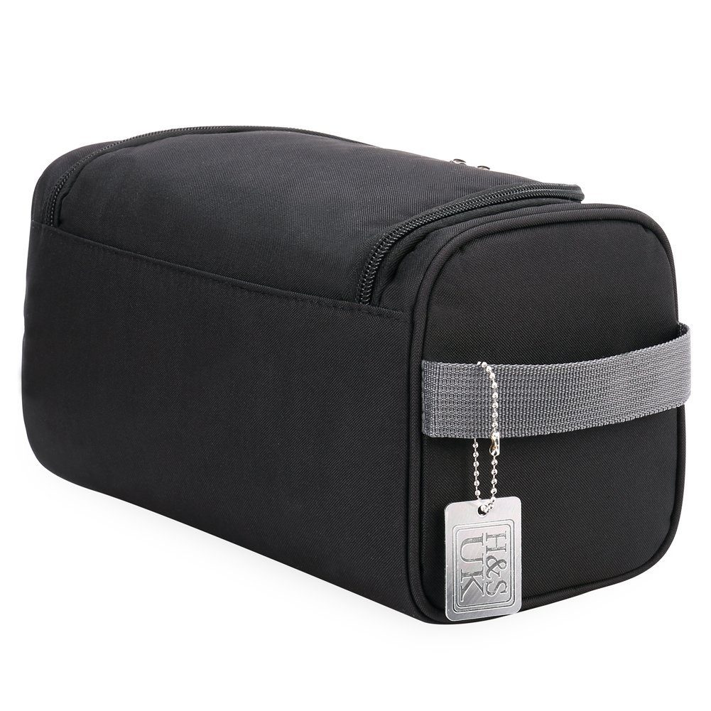 H&S Kulturbeutel Waterproof Toiletry Bag with 3 Compartments, Waterproof Toiletry Bag - 3 Compartments