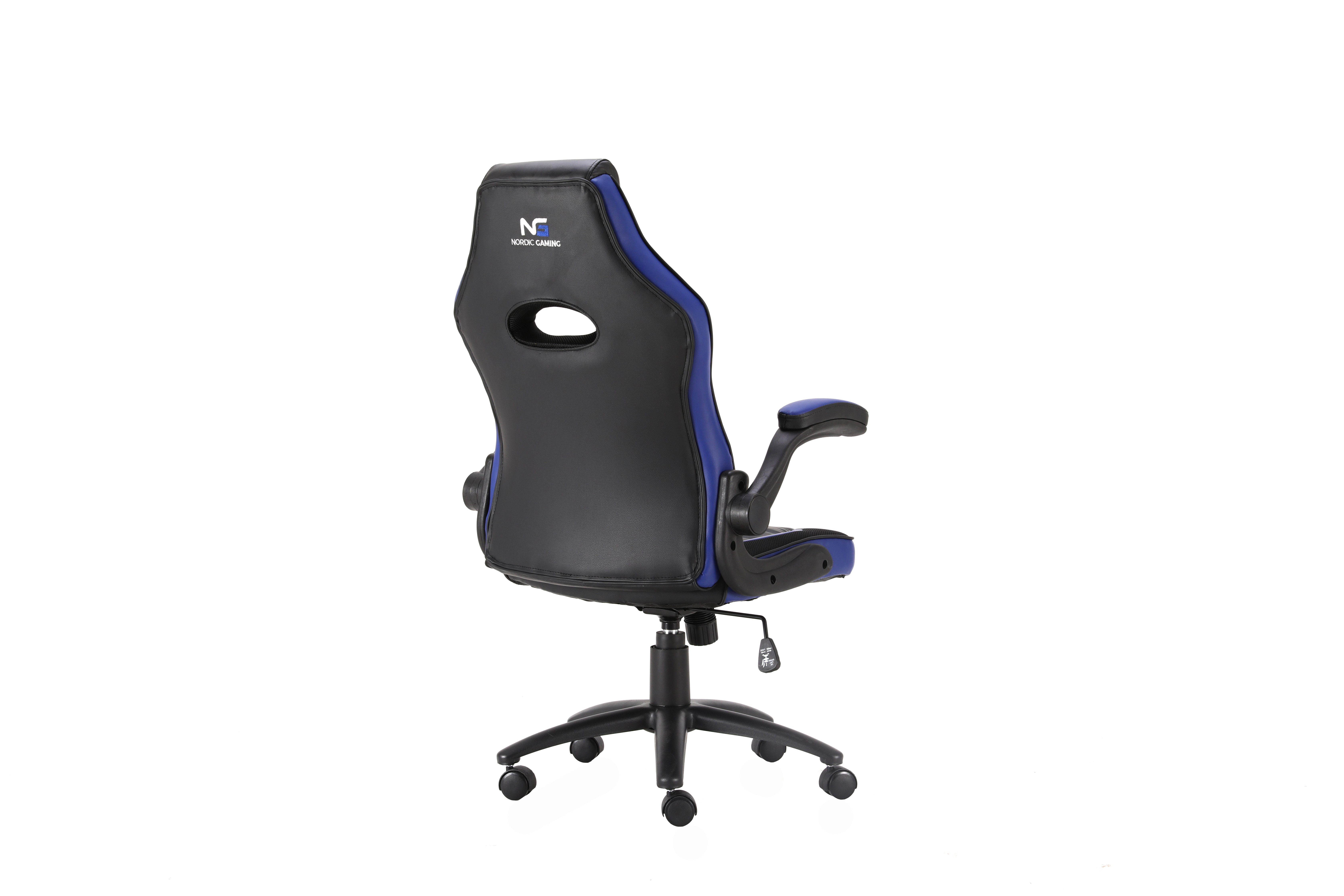 ebuy24 Gaming-Stuhl Nordic Gaming Charger V2 Gamin Stuhl schwarz, blau (1 St)