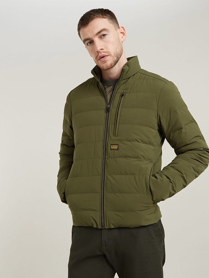 G-Star Steppjacke in Khaki günstig kaufen