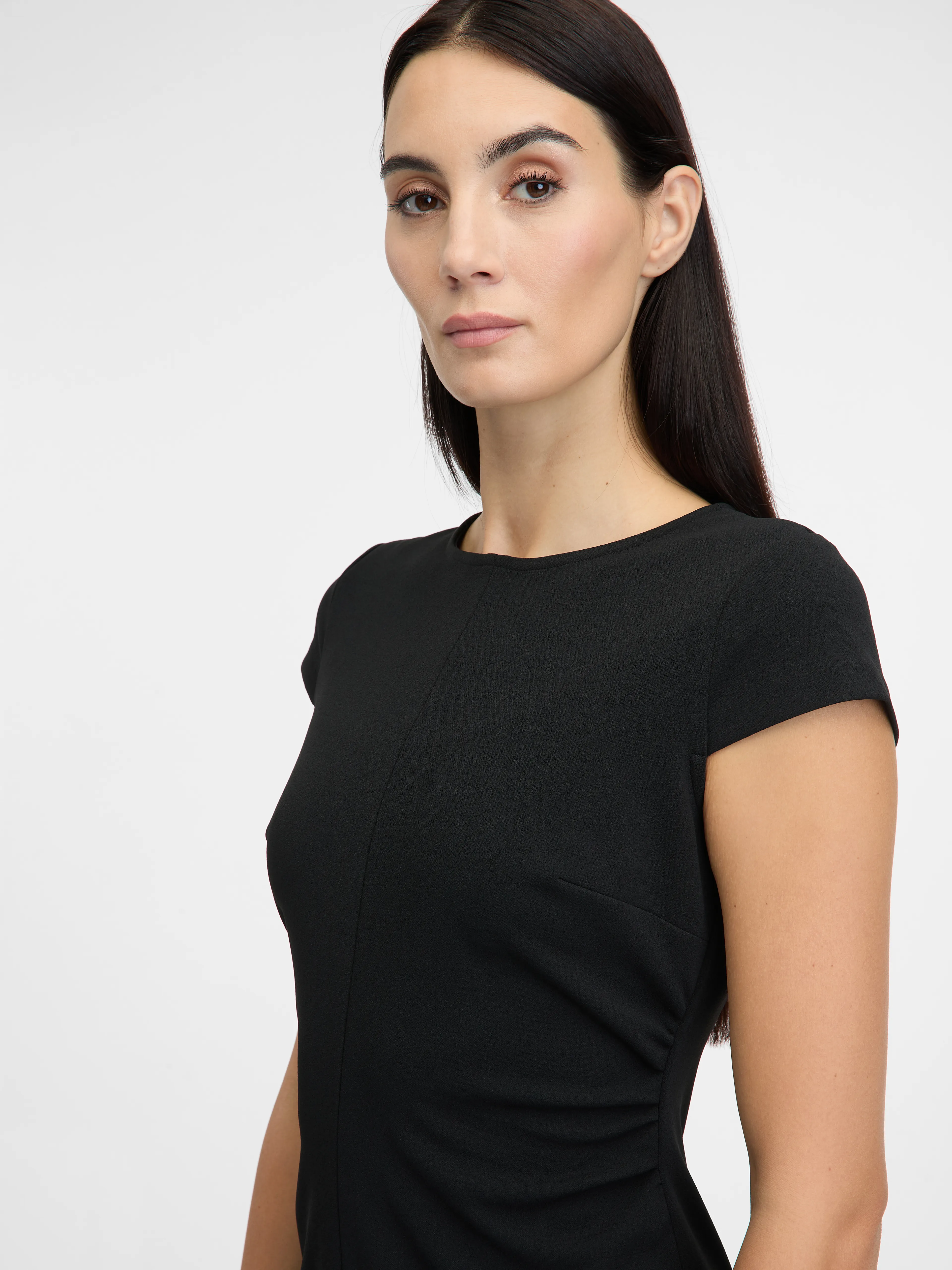 Schwarzes Damen-Midikleid ORSAY