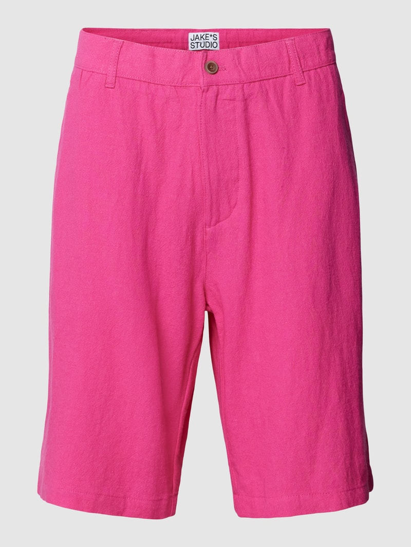 Bermudas mit Gesäßtasche in pink