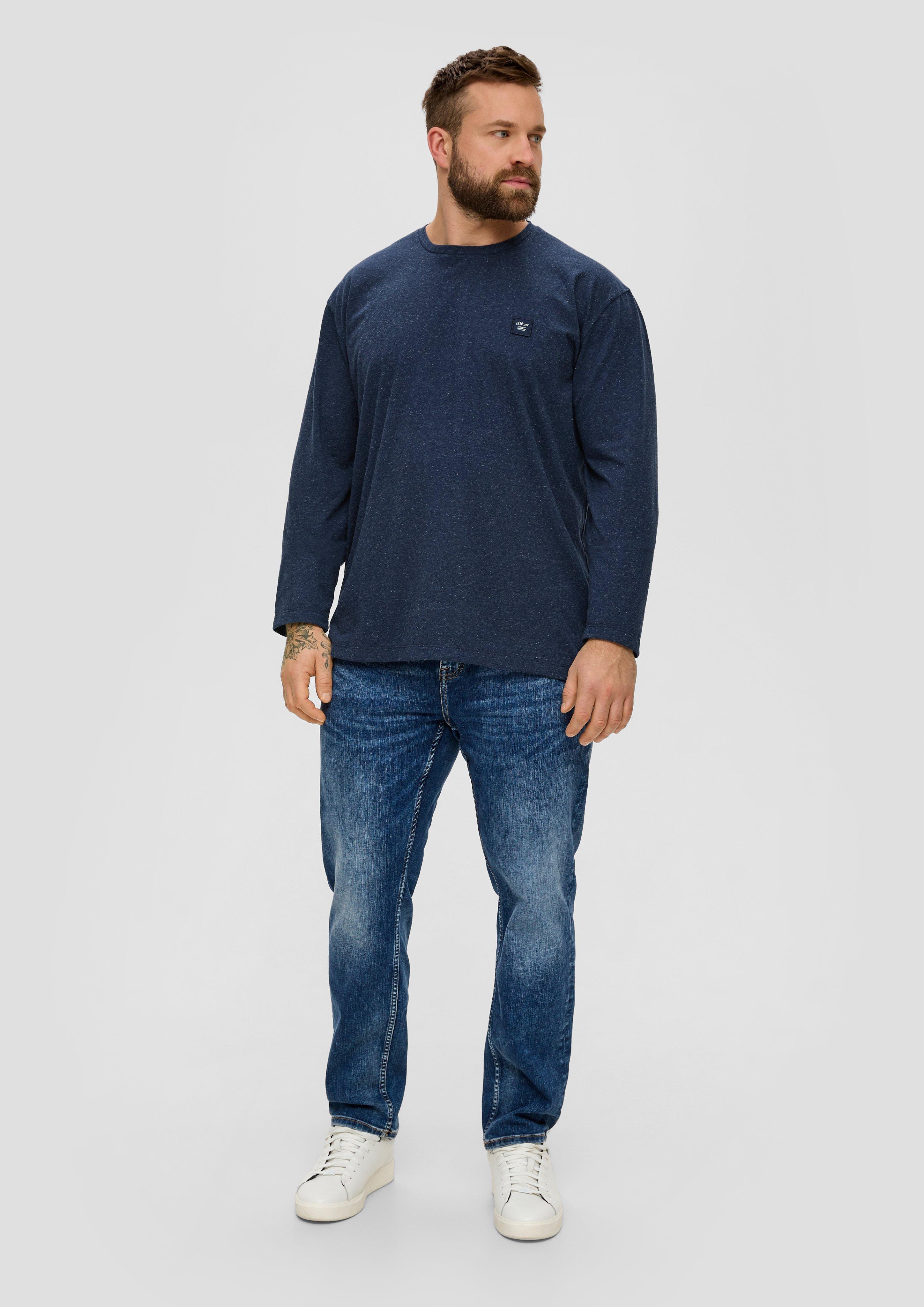 Meliertes Langarmshirt  2143396-59W2