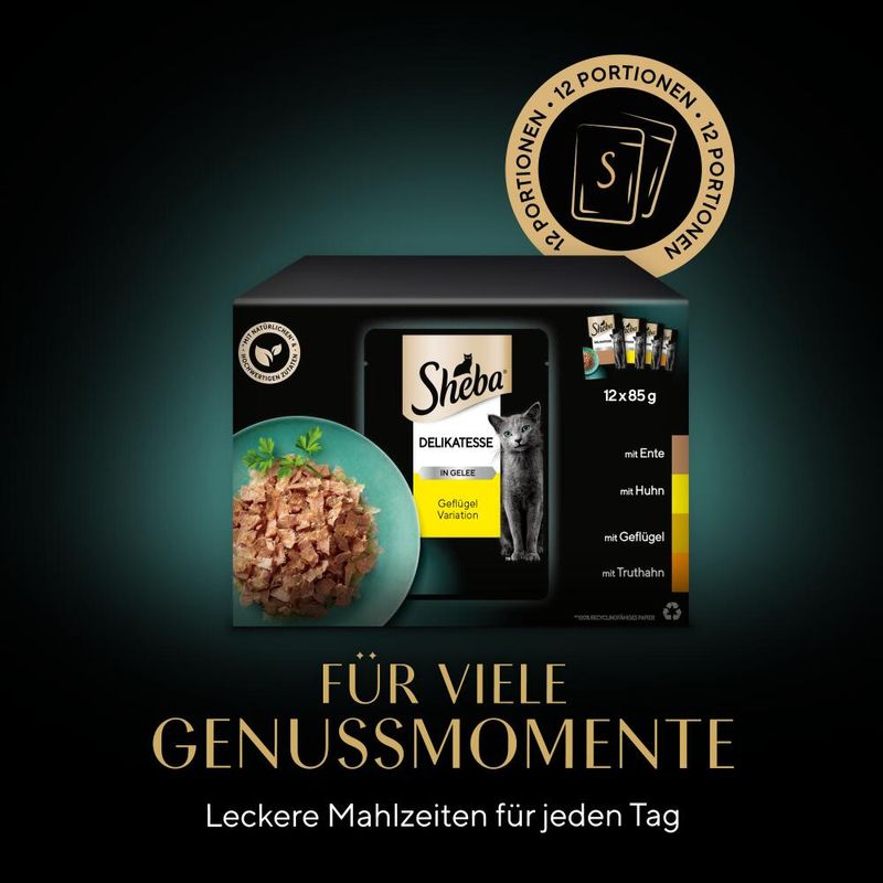 Sparpaket Sheba Varietäten Frischebeutel 48 x 85 g
