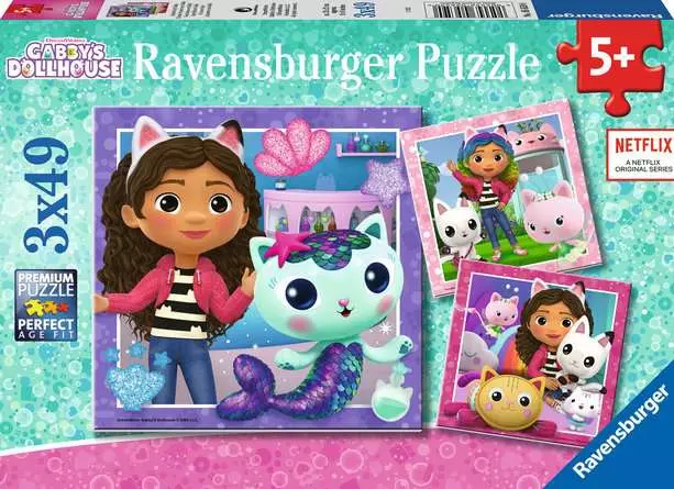 Kinderpuzzle ab 5 Jahren - Spielzeit mit Gabby - 49 Teile