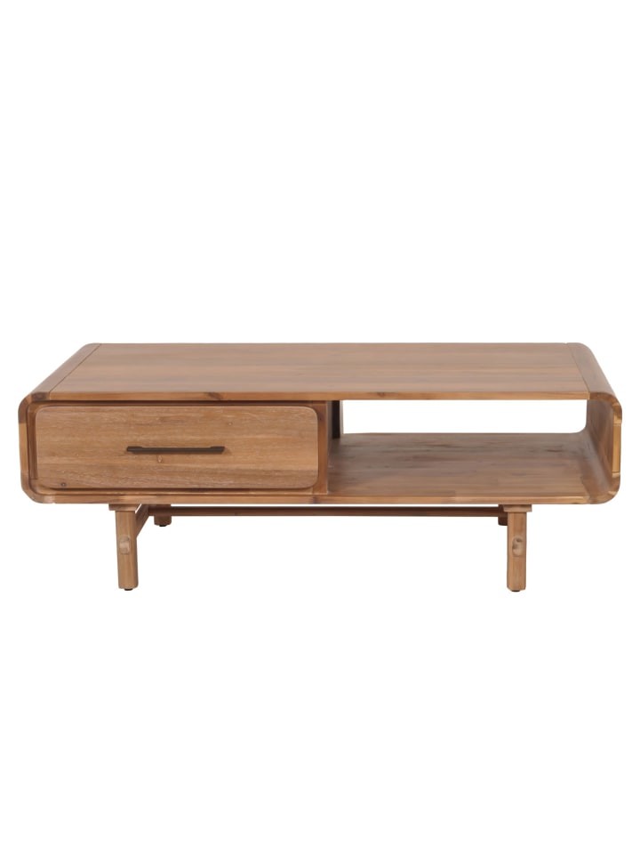 MCW Couchtisch M47 Schublade, Akazie Massiv-Holz gebeizt günstig kaufen onesize