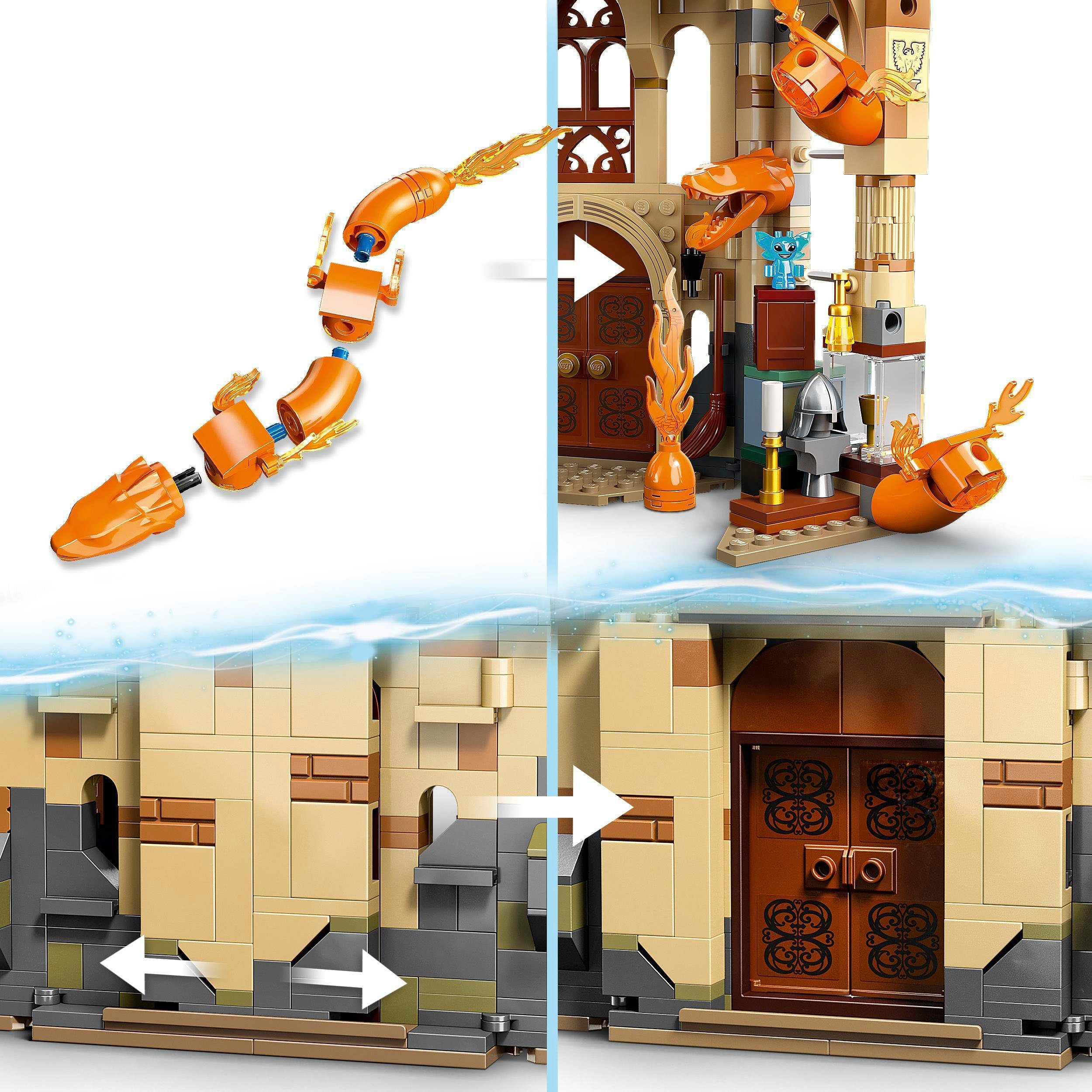 LEGO® Konstruktionsspielsteine Hogwarts: Raum der Wünsche (76413), LEGO® Harry Potter, (587 St)