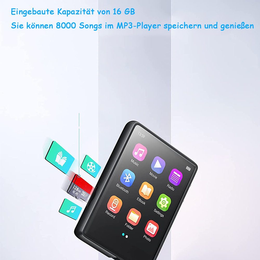 Jormftte Bluetooth,eingebauter Lautsprecher MP3-Player (Entspannen)
