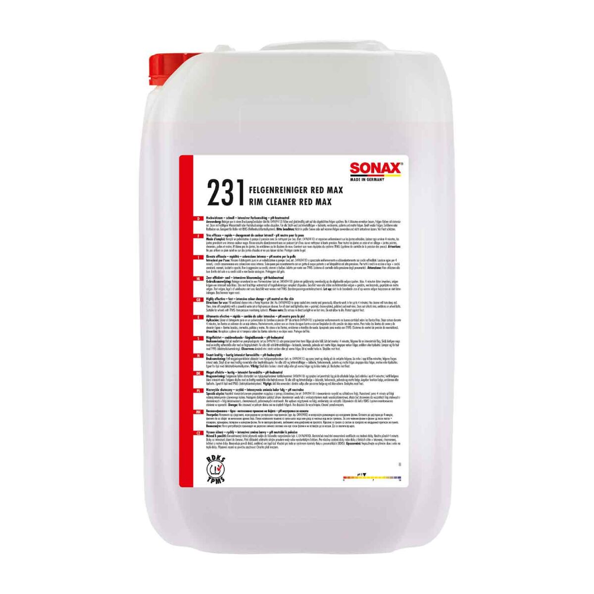 SONAX PROFILINE Felgenreiniger Red Max 25L