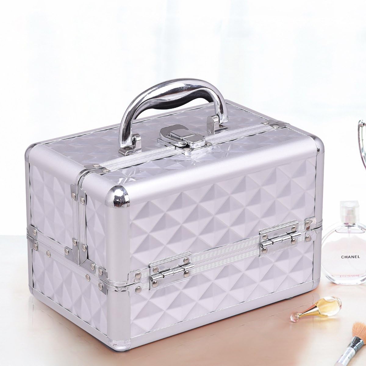 Costway COSTWAY Beauty Case Schminkkoffer Kosmetikkoffer