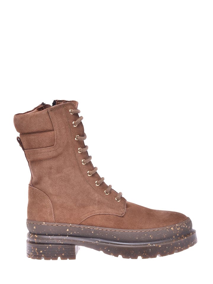 Baldinini Leder-Boots in Braun günstig kaufen