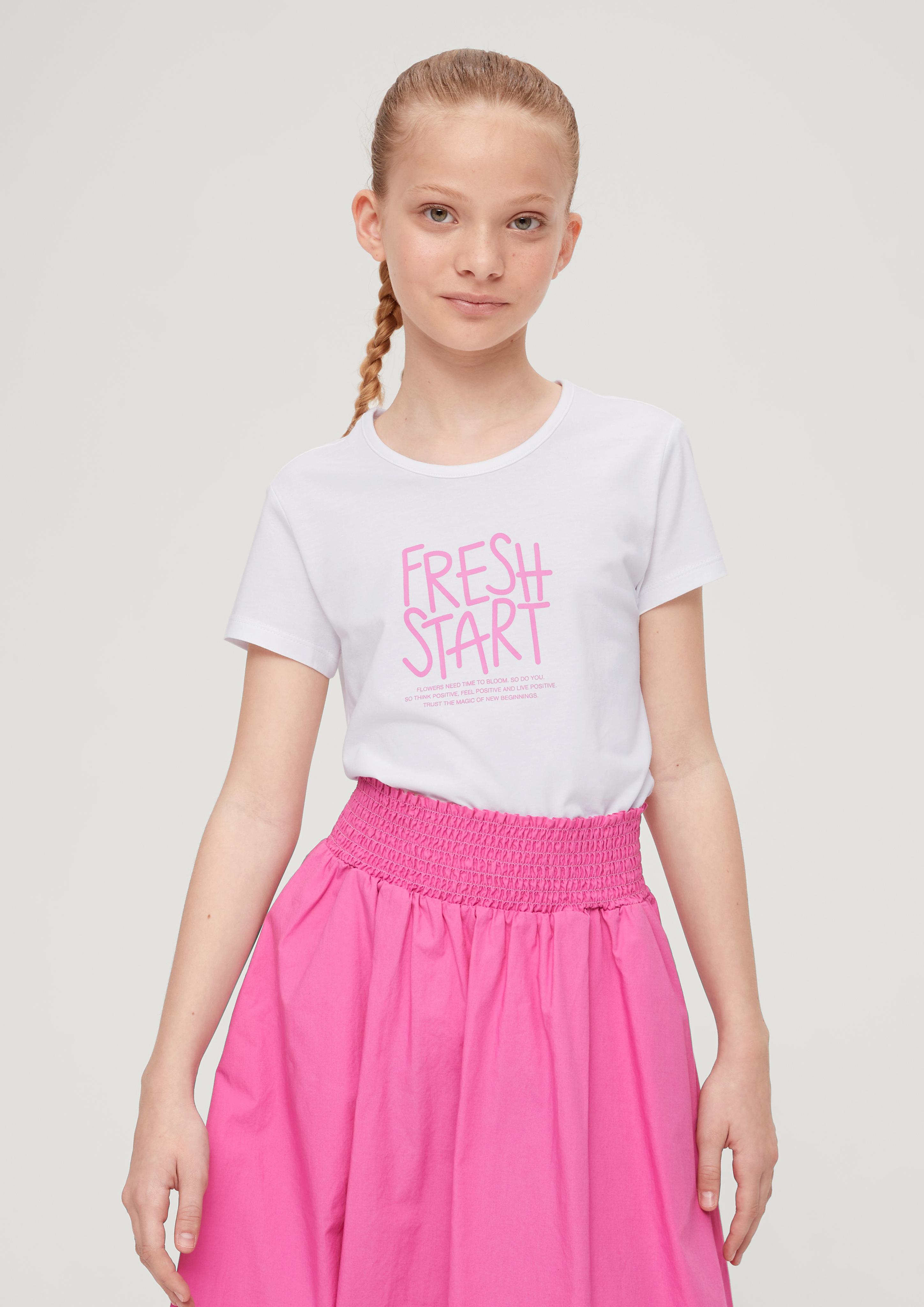 T-Shirt mit Statementprint  2130423-0100