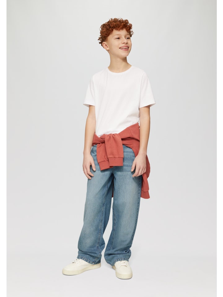 s.Oliver Jeans-Hose lang in Blau günstig kaufen