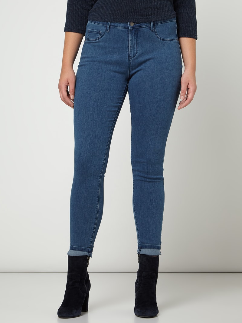 PLUS SIZE Jeans in schmaler Passform mit Stretch-Anteil in jeans