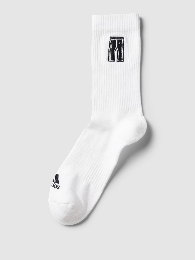 Socken mit Label-Detail in weiß