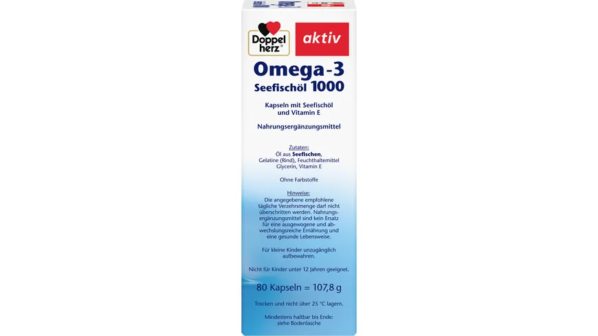 Doppelherz Omega-3 Seefischöl 1000