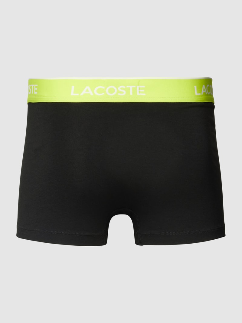 Trunks mit elastischem Bund im 3er-Pack in schwarz