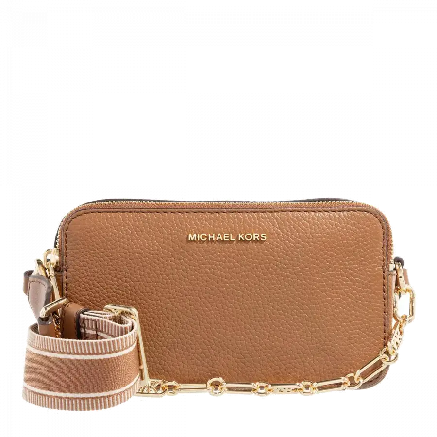 Michael Kors - Michael Kors Shoulder Bags Metallkette Brown - braun