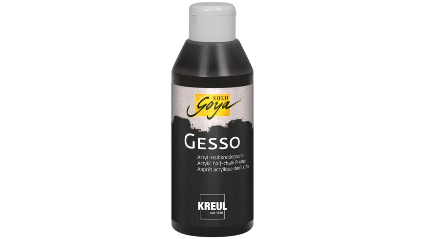 KREUL SOLO GOYA Gesso Schwarz 250 ml schwarz