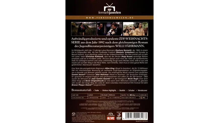 Der lange Weg des Lukas B. (By Way of the Stars) - Alle 6 Folgen (Fernsehjuwelen)  [2 DVDs]