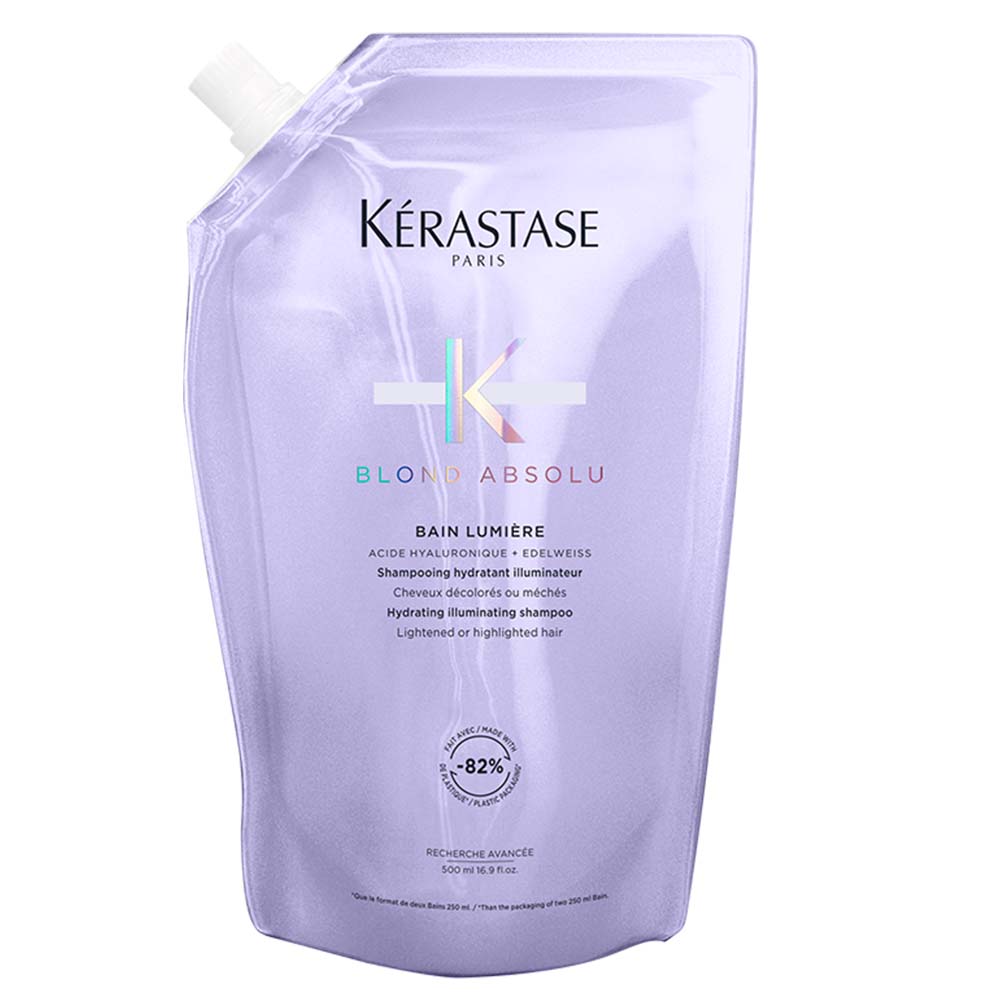 Kérastase Blond Absolu Bain Lumière Refill Pouch 500 ml + Alu-Flasche