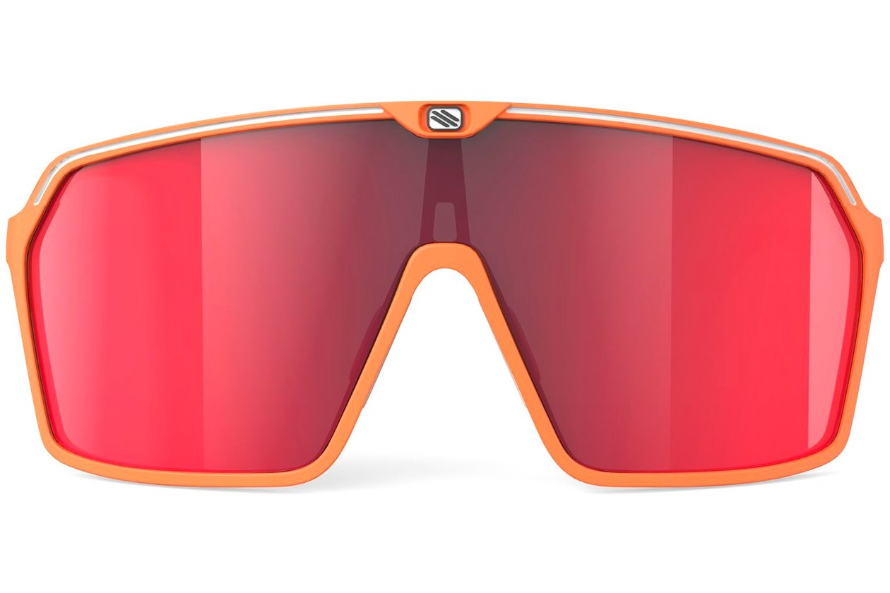 Rudy Project Spinshield Mandarin Fade Coral Matte - Multilaser Red