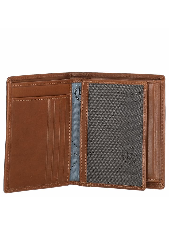 Bugatti Remo - Geldbörse 8 cc 12.2 cm RFID (black) in cognac günstig kaufen onesize