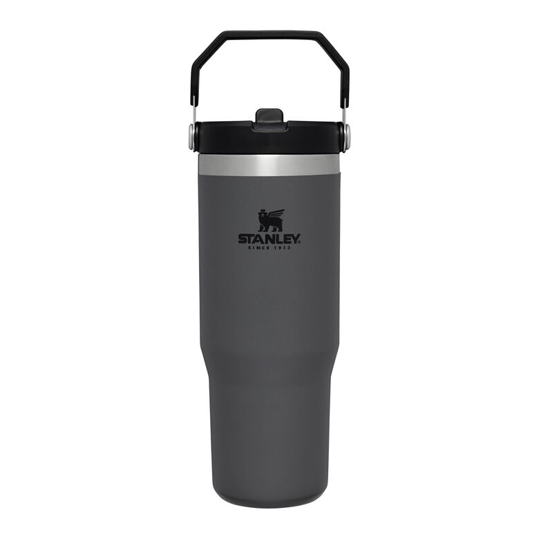 Stanley The IceFlow Flip Straw Tumbler charcoal