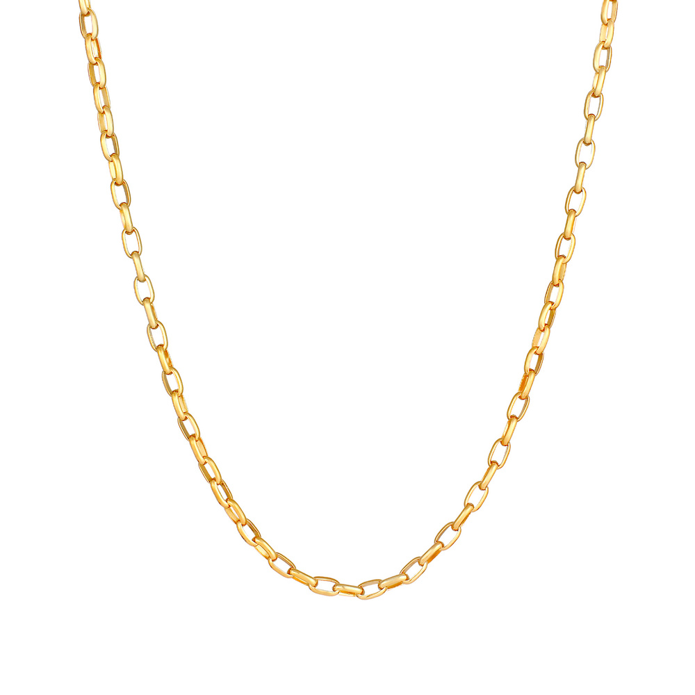KUZZOI KUZZOI Collier Ancre ronde pour hommes, ovale de base en 925/1000 argent massif collier