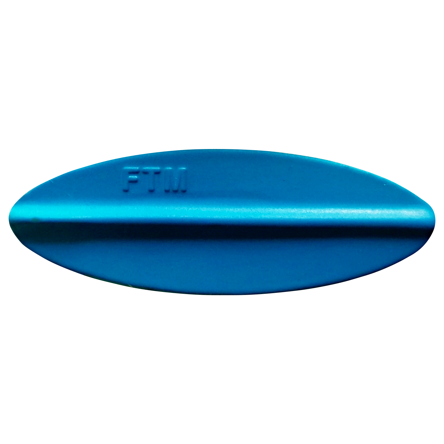 FTM Trout Spoon Fishing Tackle Max Omura Inline (Blau/Gelb UV)