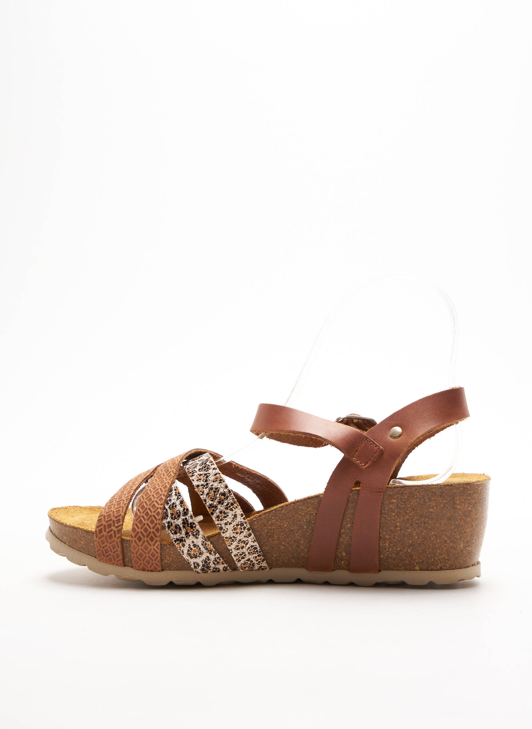 Elue Par Nous Sandales Nu Pieds Femme couleur marron