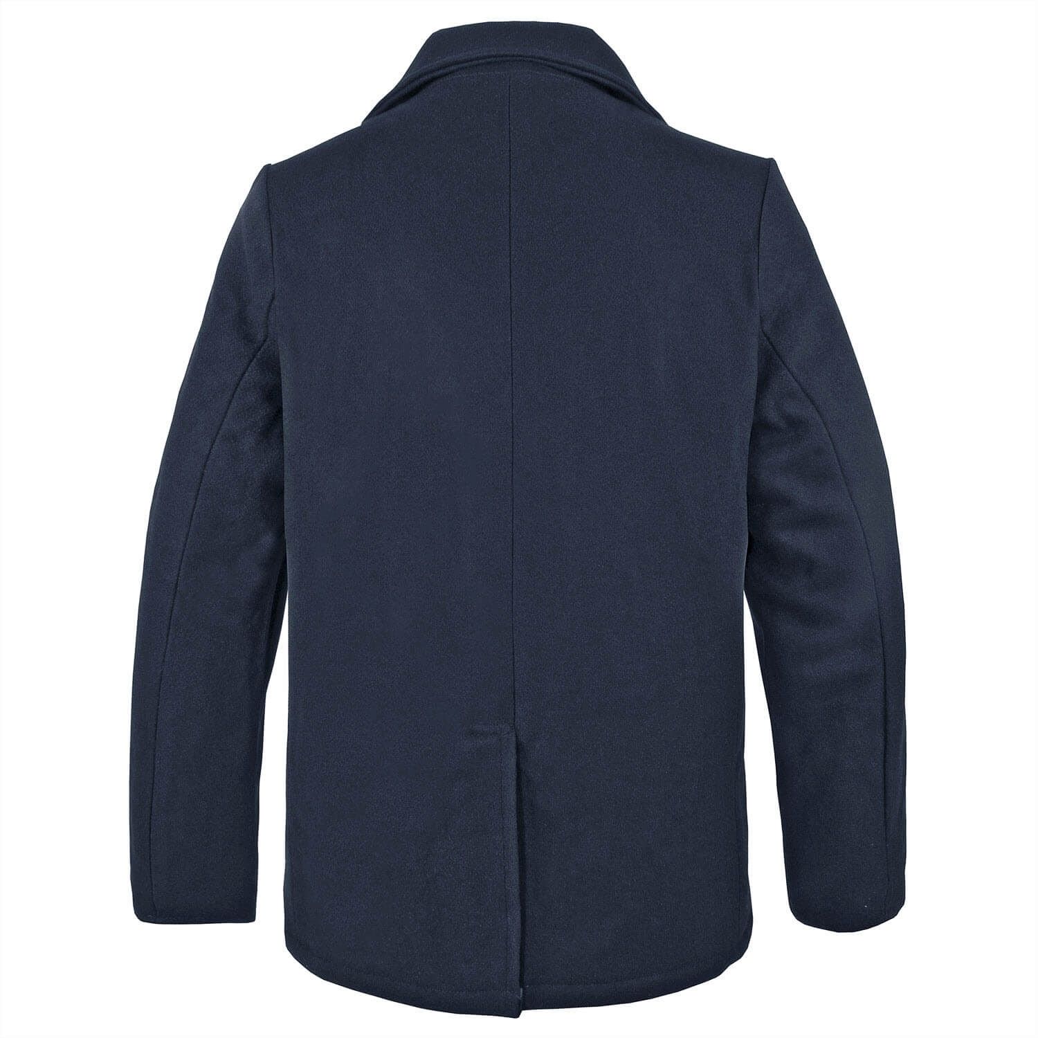 Navy Pea Coat Mantel