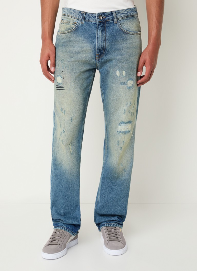 FLÂNEUR Straight leg jeans with medium wash