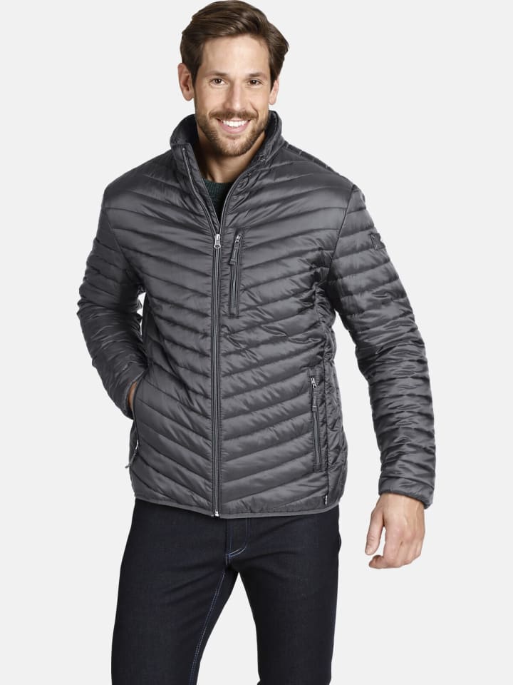 Jan Vanderstorm Steppjacke DANKRAD in grau günstig kaufen