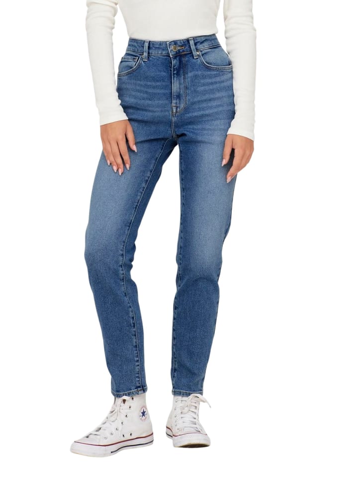 ONLY Jeans ONLEMILY STRETCH regular/straight in Blau günstig kaufen