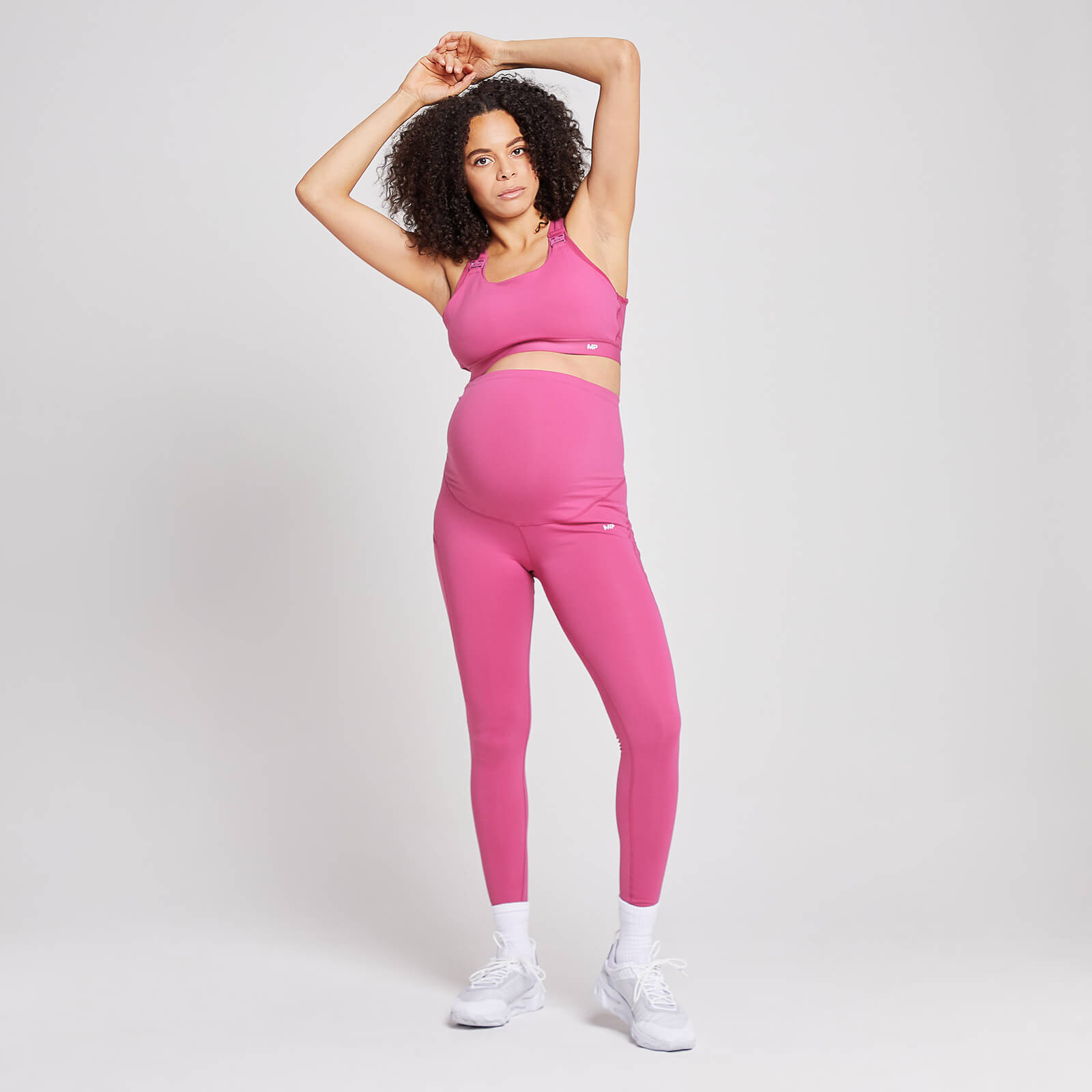 Brassière de sport de maternité/d’allaitement MP Power pour femmes – Sangria