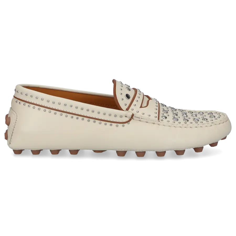 Tod's - Loafer GOMMINOS BUBBLE Kalbsleder - weiß